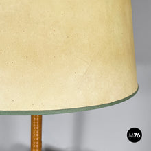 Load image into Gallery viewer, Pineapple floor lamp in wicker, 1970s
