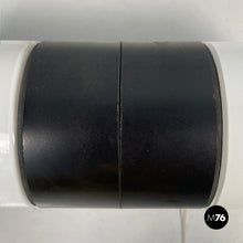 Load image into Gallery viewer, Wall lamp in opaline glass and black Bakelite, 1950s

