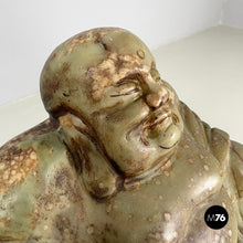 画像をギャラリービューアに読み込む, Buddha sculpture in jade and wood, 1950s
