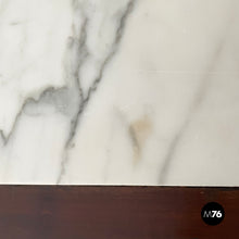 Carica l'immagine nel visualizzatore di Gallery, Chest of drawers in wood and marble, 1930s
