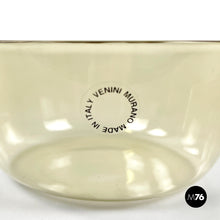 将图片加载到图库查看器，Decorative bowl by Venini, 1990s
