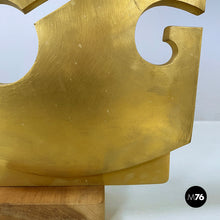 Carica l&#39;immagine nel visualizzatore di Gallery, Brass sculpture by Edmondo Cirillo, 1970s
