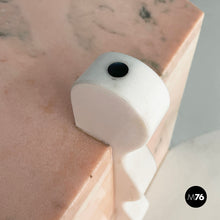 Carica l'immagine nel visualizzatore di Gallery, Display stand in white and pink marble, 1970s
