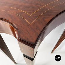 Load image into Gallery viewer, Wooden console with brass feet, 1950s
