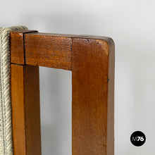 Load image into Gallery viewer, Bench in fabric and wood, 1930s
