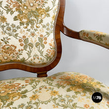 Load image into Gallery viewer, Sofa in fabric and wood, 1930s
