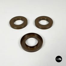 将图片加载到图库查看器，Dark brown rings for the perpetual wall calendar by Ring A Date, 2020s
