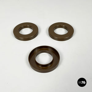 Dark brown rings for the perpetual wall calendar by Ring A Date, 2020s