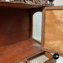 Load image into Gallery viewer, Wooden table or wall cabinet with mirror, 1930s
