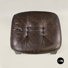 Load image into Gallery viewer, Reclining armchairs and pouf by De Sede, 1970s
