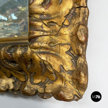 Load image into Gallery viewer, Oil painting with golden plaster frame, 1950s
