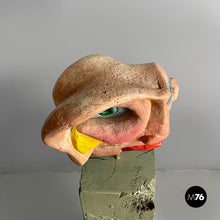 Carica l'immagine nel visualizzatore di Gallery, Head sculpture in terracotta, 1980s
