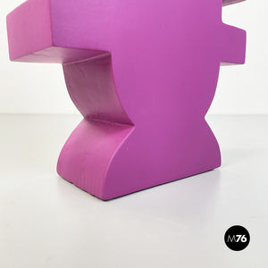 Purple ceramic sculpture Africa by Florio Paccagnella, 2023