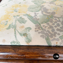 Load image into Gallery viewer, Chair in rattan and fabric, early 20th century
