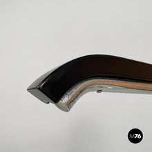 Load image into Gallery viewer, Chair in straw, black wood and steel, 1960s
