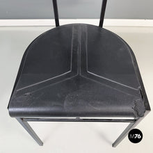 Carica l&#39;immagine nel visualizzatore di Gallery, Black rubber and metal chair by Zeus, 1990s
