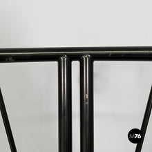 画像をギャラリービューアに読み込む, Folding chair in black wood and metal, 1980s
