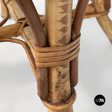 Carica l'immagine nel visualizzatore di Gallery, Stool in rattan, 1960s

