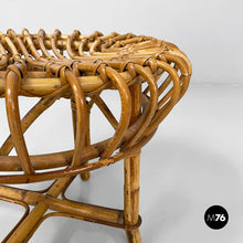 Load image into Gallery viewer, Stool in rattan, 1960s
