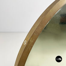 画像をギャラリービューアに読み込む, Adjustable table mirror in brass, glass and wood, 1950s
