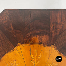 Carica l'immagine nel visualizzatore di Gallery, Inlaid wooden dining table, mid-1800s
