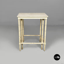 将图片加载到图库查看器，Coffe tables in white wood, 1940s
