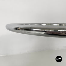 将图片加载到图库查看器，Coffe tables in steel and glass, 1980s
