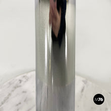 将图片加载到图库查看器，Coffee table in glass, steel and marble, 1980s
