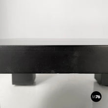 将图片加载到图库查看器，Coffe table in black wood, 1980s
