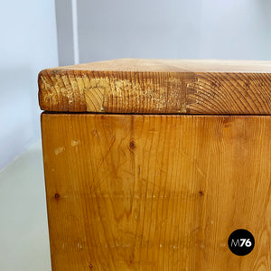 Console table in wood, 1970s