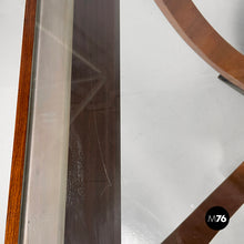 画像をギャラリービューアに読み込む, Dining table in wood and glass, 1930s
