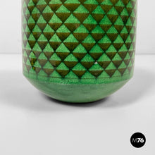 Carica l'immagine nel visualizzatore di Gallery, Green ceramic vase, 1960s
