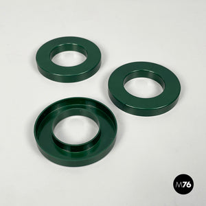 Forest green rings for the perpetual wall calendar by Ring A Date, 2020s