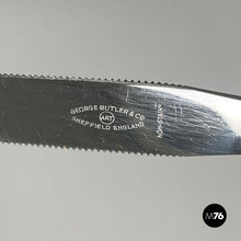 Charger l&#39;image dans la galerie, Grapefruit knife and spoon by George Buttler &amp; Co., 1950s
