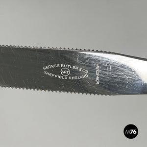 Grapefruit knife and spoon by George Buttler & Co., 1950s