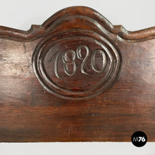 将图片加载到图库查看器，Wooden bench, 1820s
