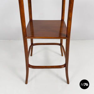 Square wooden pedestal, 1920s