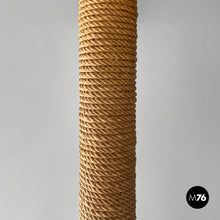将图片加载到图库查看器，Floor lamp in wood and fabric, 1930s
