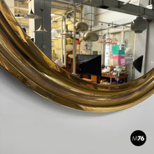Load image into Gallery viewer, Wall mirror in brass, 1950s
