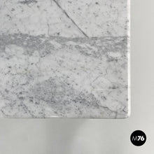Load image into Gallery viewer, Rectangular coffe table in white marble by Carlo Scarpa, 1980s
