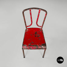 Load image into Gallery viewer, Red metal chairs, 1940s
