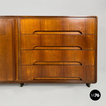 将图片加载到图库查看器，Wooden sideboard with casters, 1960s
