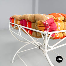 将图片加载到图库查看器，White iron stools, 1960s
