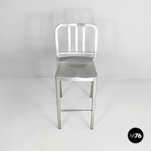 Carica l&#39;immagine nel visualizzatore di Gallery, Stool in aluminum Hudson by Philippe Starck for Emeco, 2000s
