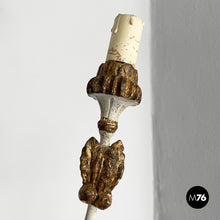 Load image into Gallery viewer, Gilded wood wall lamp, 1700s

