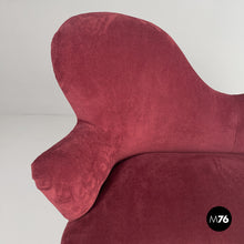 Charger l'image dans la galerie, Sofa in purple velvet, 1980s
