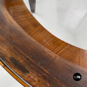 Round wooden coffee table, 1930s