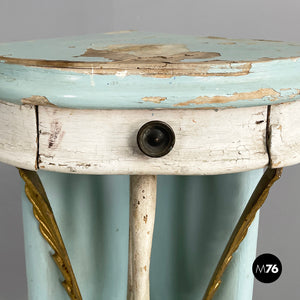 Corner console in wood, 1940s