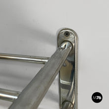 Load image into Gallery viewer, Metal coat hanger with hat rack, 1940s
