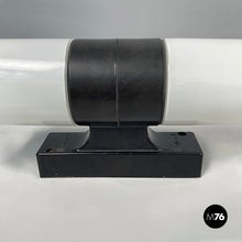 Load image into Gallery viewer, Wall lamp in opaline glass and black Bakelite, 1950s
